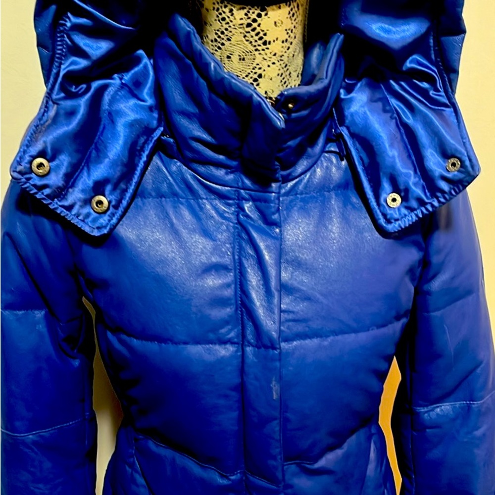 Daniel 2XS leather down filled puffe
